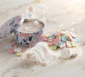 PuurBloom Soap Petal Kit – kleurrijke bloemvormige zeepblaadjes in decoratief blik