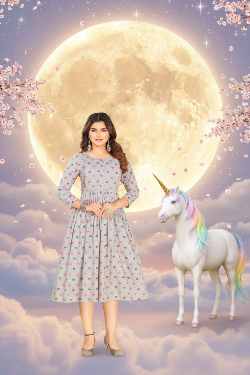 Dames Kurti - Magische Setting
