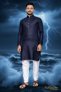 Donkerblauw Kurta - Episch fantasie