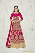 Fuchsia Anarkali - Staand
