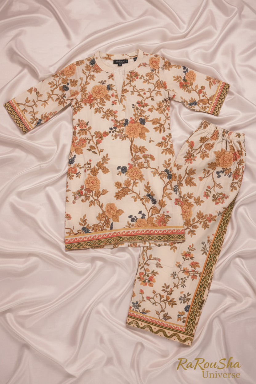 Girls Kurti Sharara – Zijde