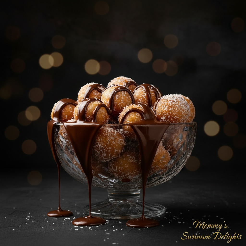 Gulab Jamun met bruine chocola - ultra luxe
