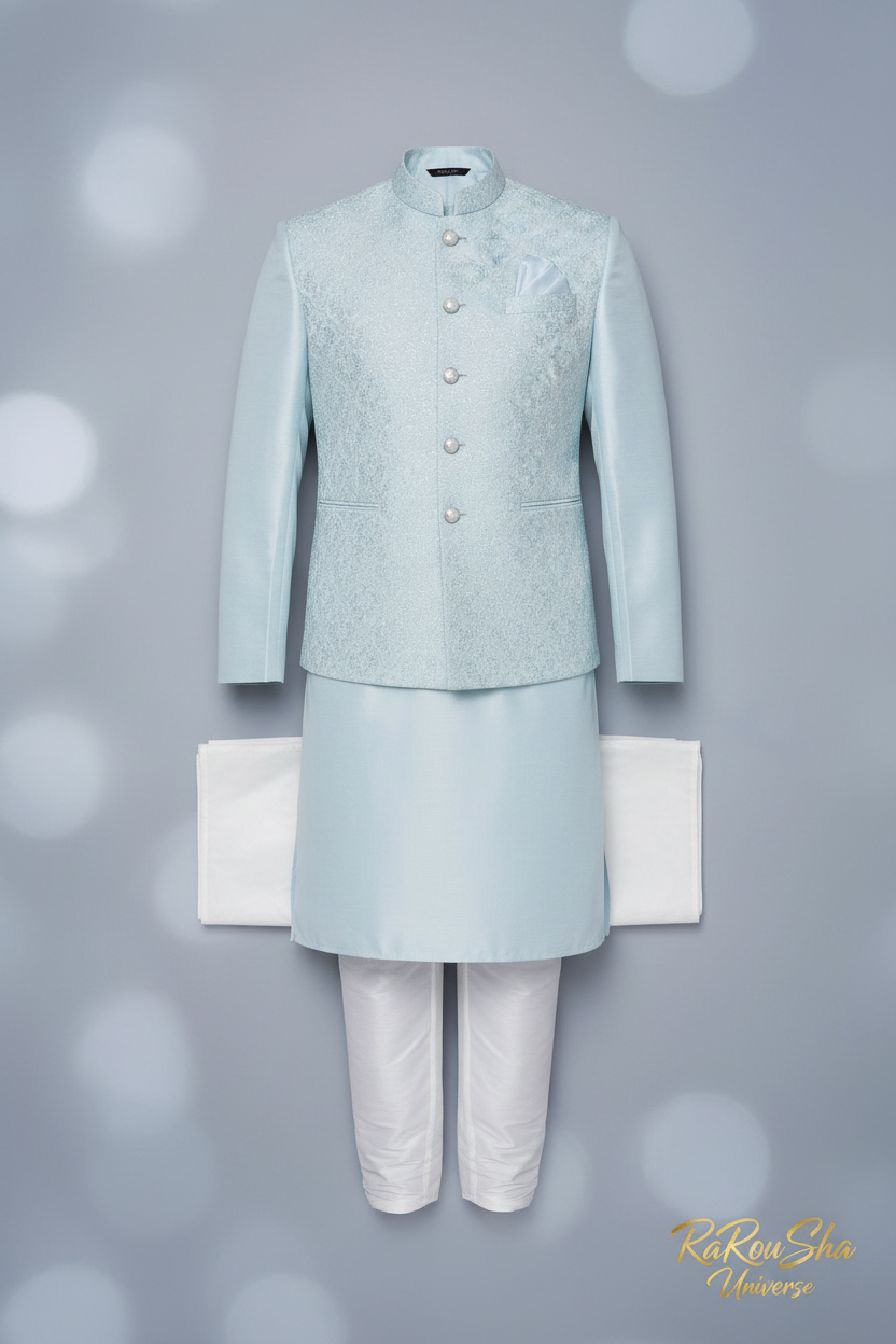 IJsblauw Prince Jacket - Flat Lay