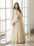 Ivory Net Lehenga Set