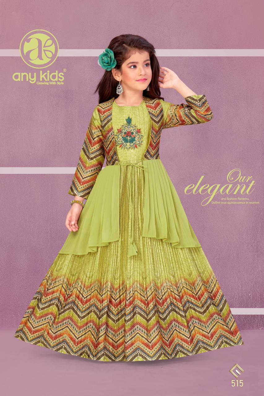 Little Lady - Limoengroen Zigzag Jurk met Jacket