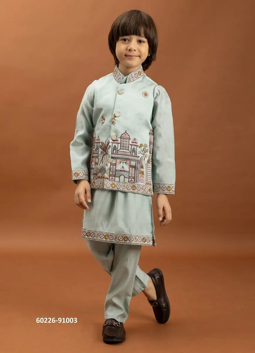 Rahiem – Boys Kurta Pajama met Jasje