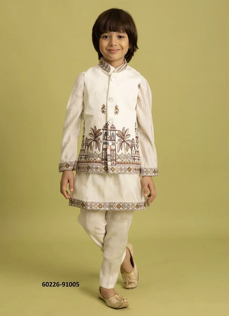 Rahiem – Boys Kurta Pajama met Jasje