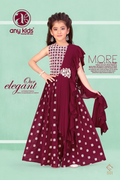 Little Lady - Bordeaux Bloemen Jurk