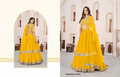 Yellow Georgette Sequins Lehenga Set