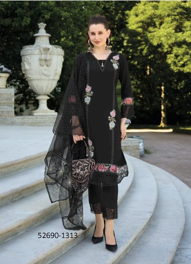 Dames Salwar Kameez – Luxe Borduursel met Dupatta