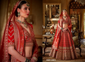 Ruby Red Bridal Lehenga – 65407-1188-B