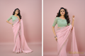 Dames Saree Roze & Salie Groen