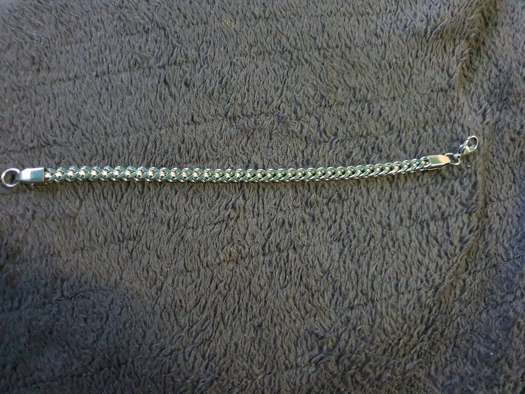 Zilveren Franco Schakelarmband – Heren