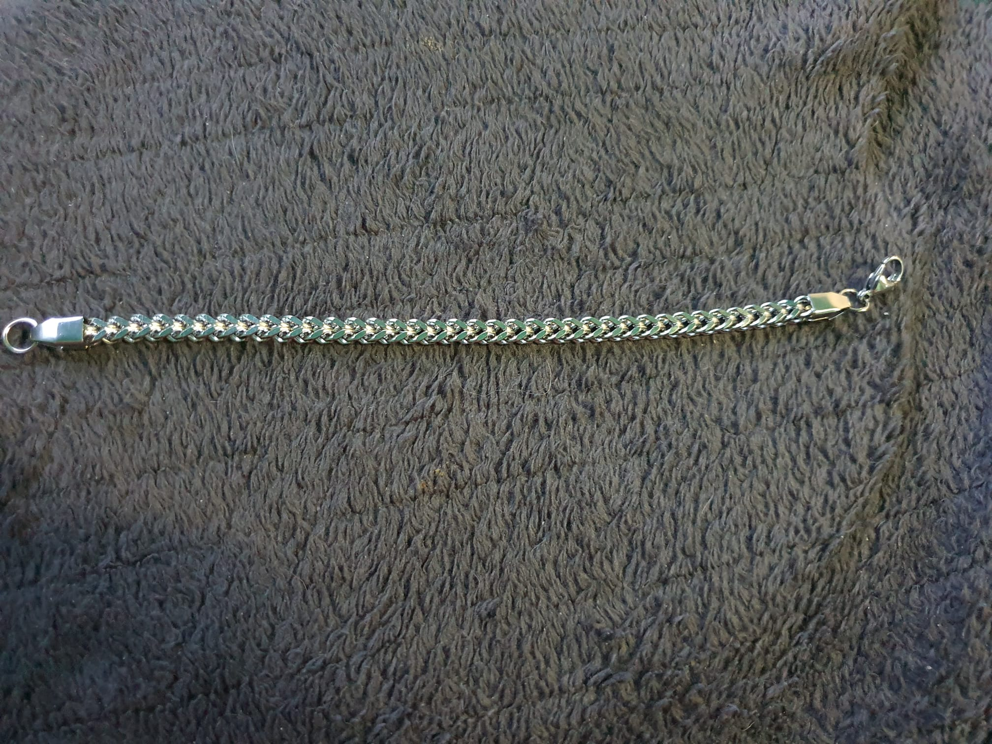 Zilveren Franco Schakelarmband – Heren