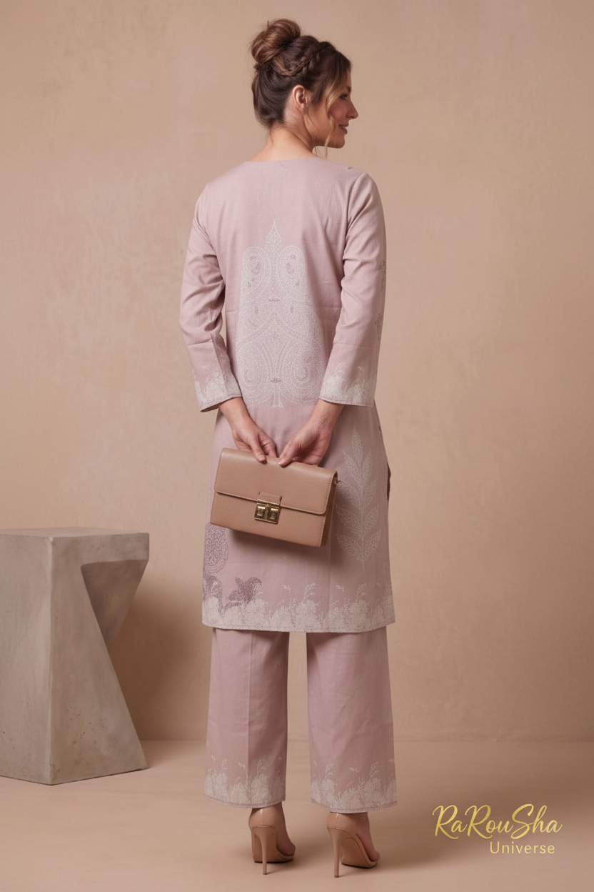 Co-ord Set Dusty Roze – Rugkant