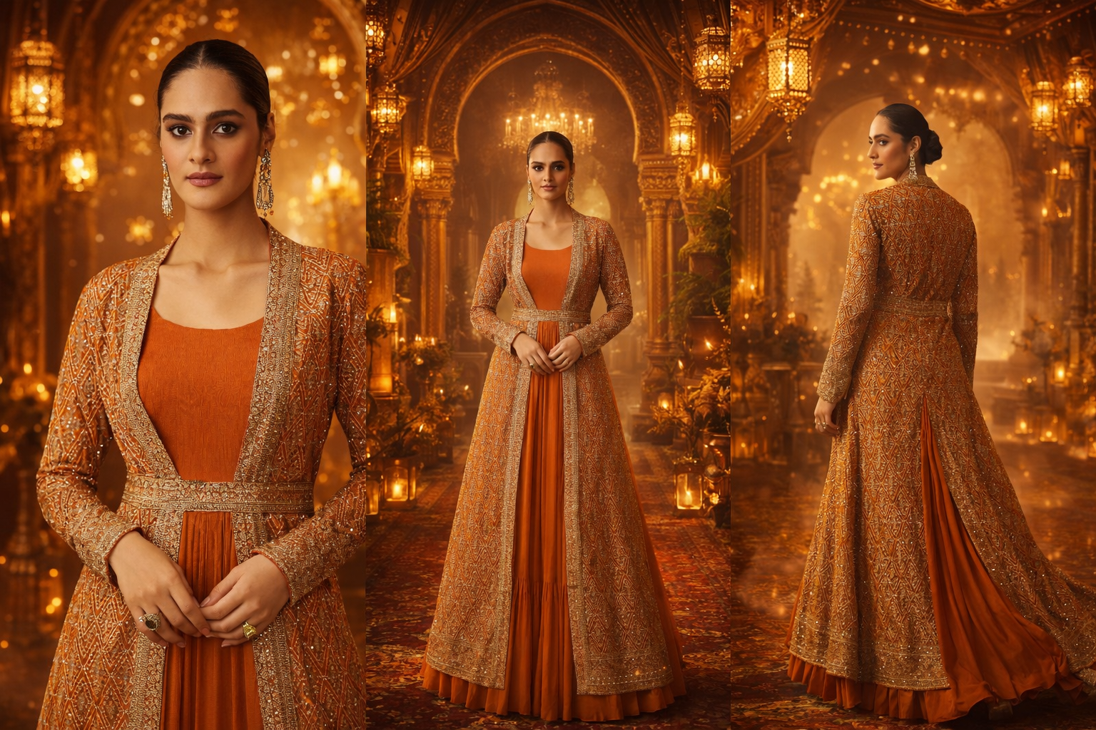 Medina – Abaya Dress (Oranje)