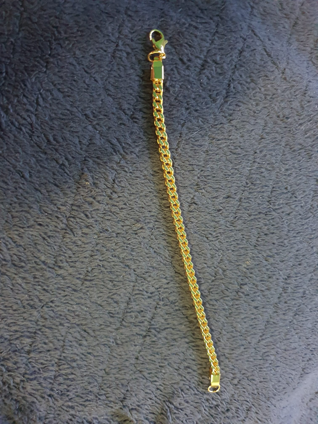 Gouden Franco Schakelarmband – Heren