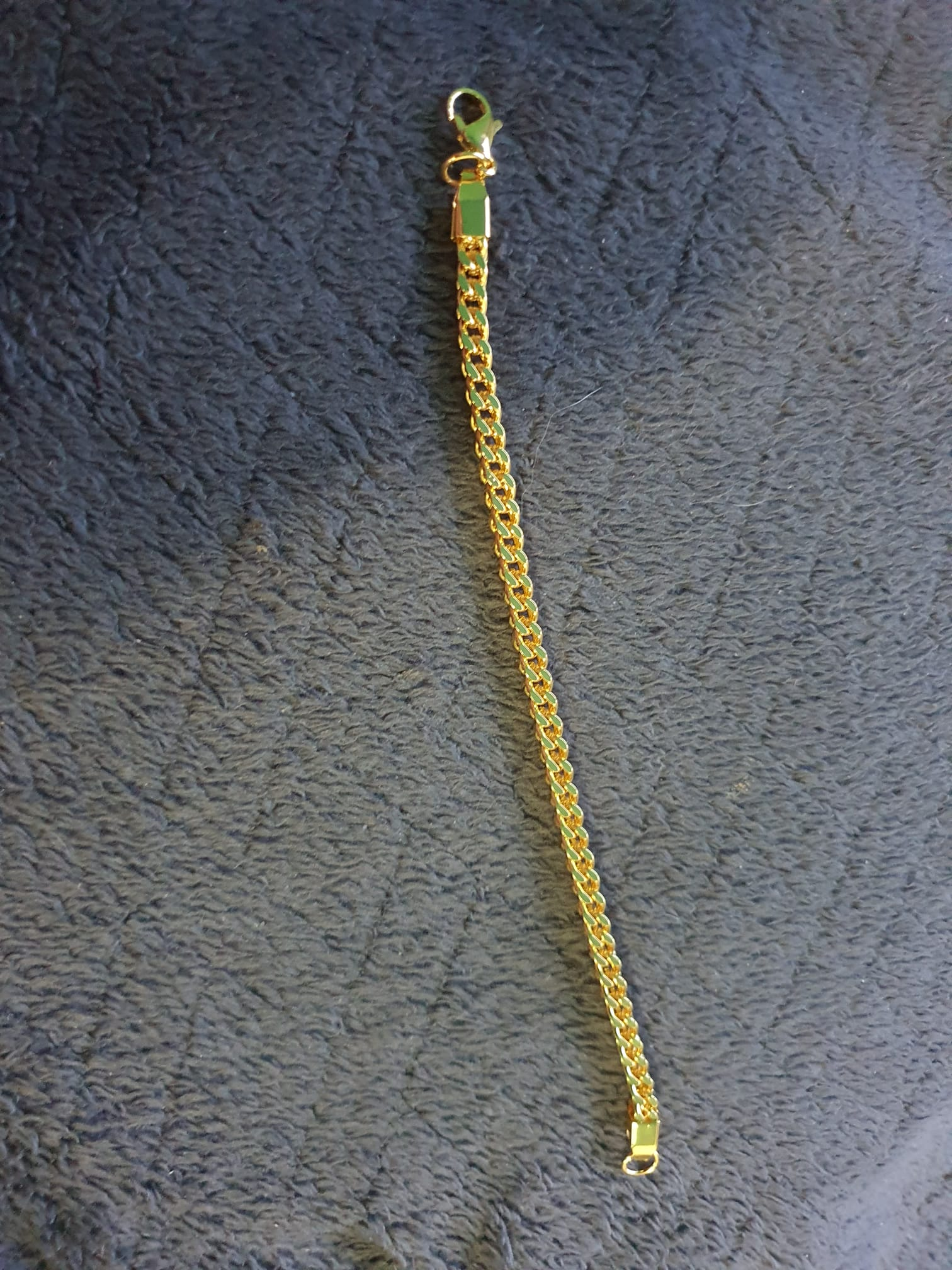 Gouden Franco Schakelarmband – Heren
