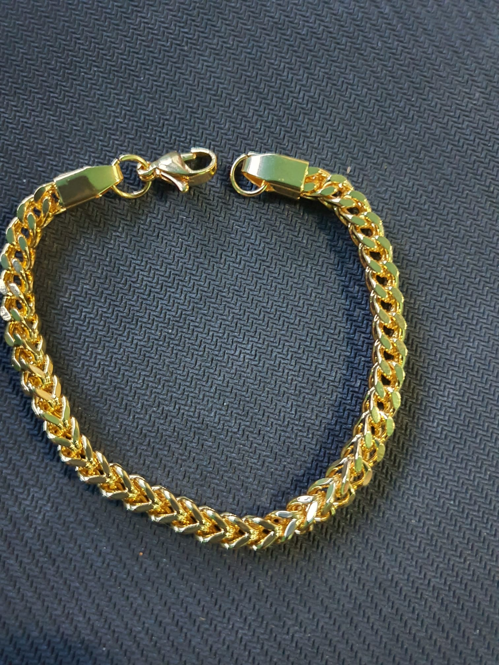 Gouden Franco Schakelarmband – Heren