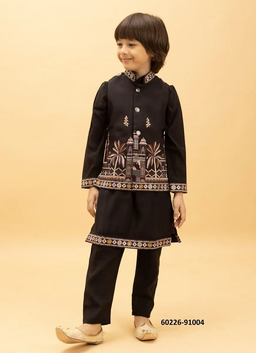 Rahiem – Boys Kurta Pajama met Jasje