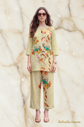 Botanical Floral Co-ord Set marmeren achtergrond