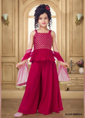 Paree – Meisjes Feestoutfit | Full Stitched | Poly Crape met Net Dupatta