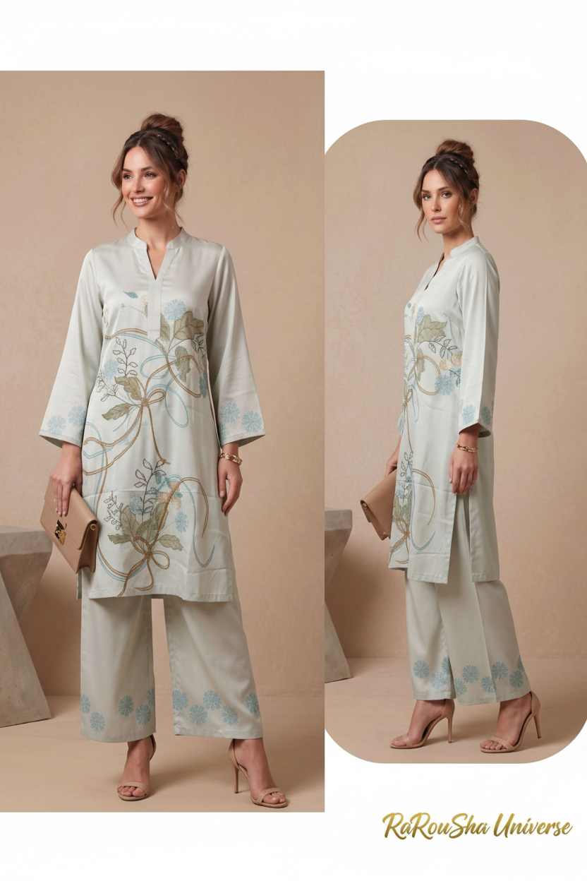Salwar Kameez Co-ord Set – Zijkant