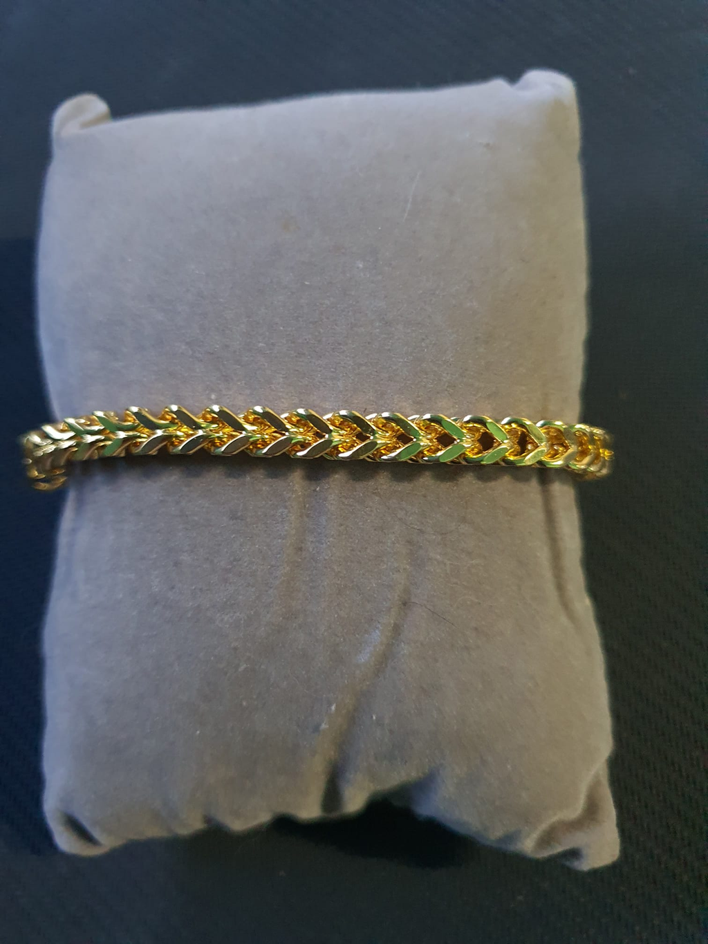Gouden Franco Schakelarmband – Heren
