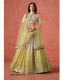 Yellow Georgette Sequins Lehenga – 58849-7086-Yellow