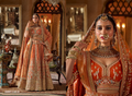 Burnt Orange Bridal Lehenga – 65407-1181-B