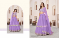 Lavender Georgette Sequins Lehenga Set