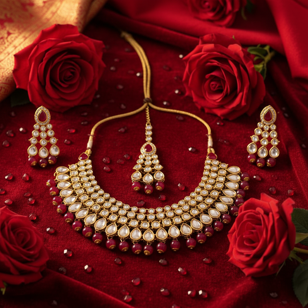 Kundan Ruby - Velvet