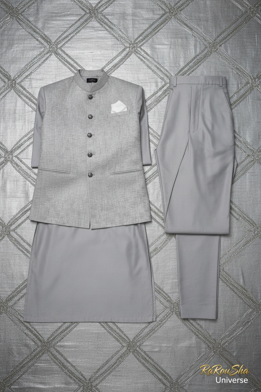 Lichtgrijs Prince Jacket - Foto 2 Flat Lay