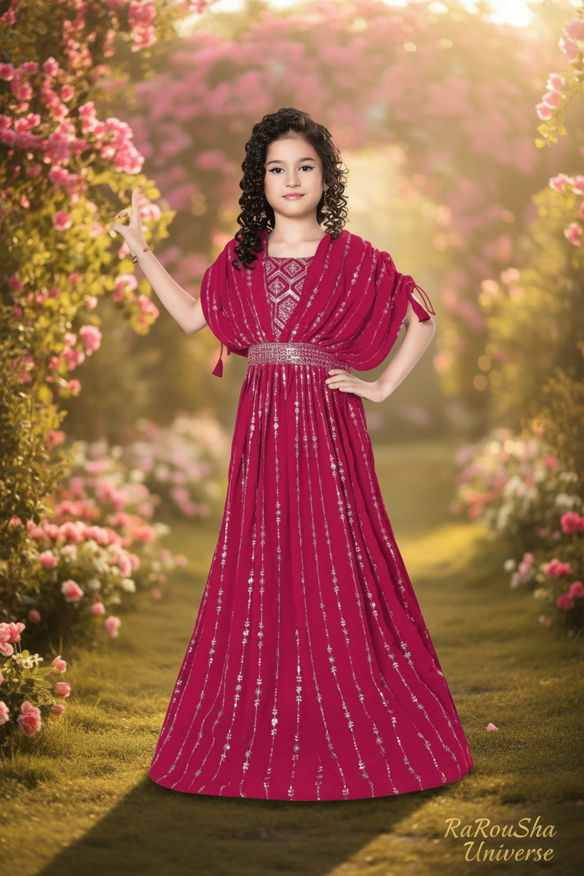 Magenta Kaftan - Tuin