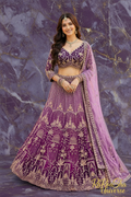 Purple Lehenga - RaRouSha Universe Watermark