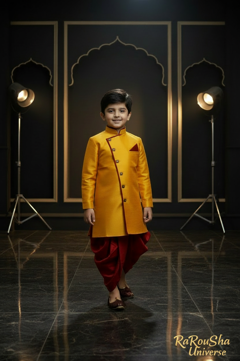 Raja Boys Sherwani - Foto 1 met logo