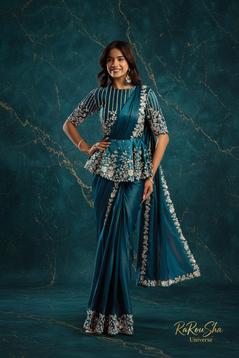 Selene Teal 26602 - Marble + Watermark