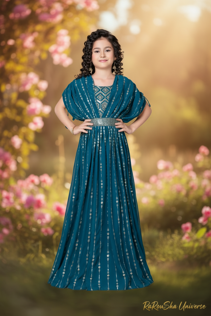 Teal Kaftan - Tuin
