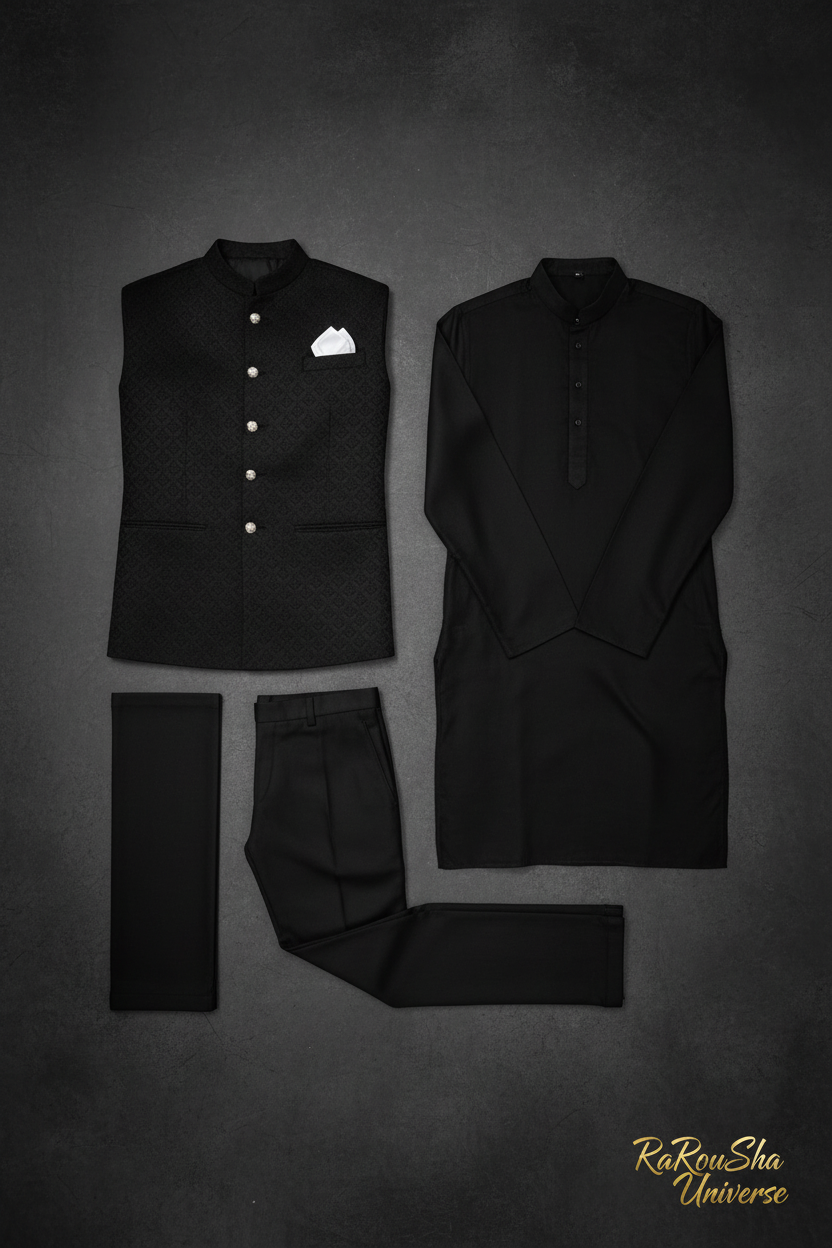 Zwart Prince Jacket - Flat Lay